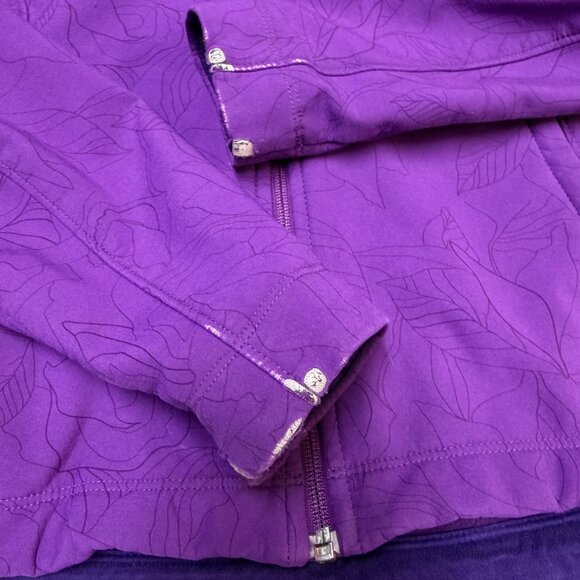 The North Face Apex Bionic Jacket Women’s Small Purple Floral GUC - Picture 7 of 14